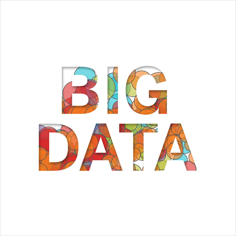 Big Data Colored Text