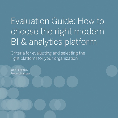 Accéder à Guide d&#039;évaluation des solutions BI