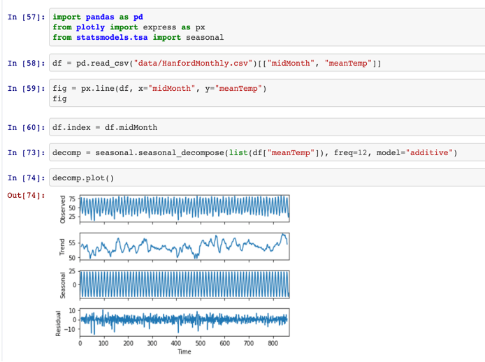 python jupyter notebook exp