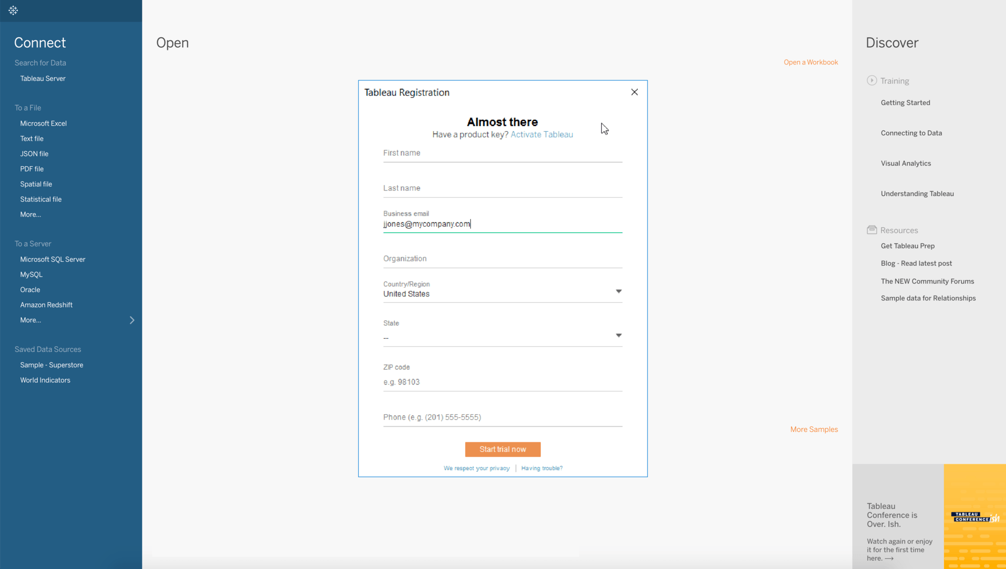 Trial Registration Step Image