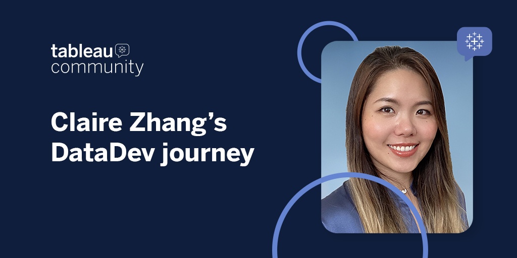 Claire Zhang's DataDev journey