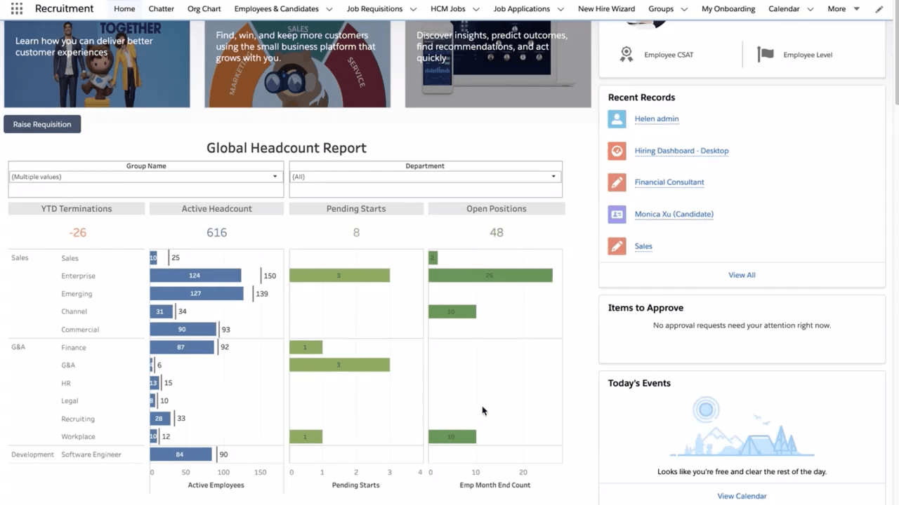 Tableau - HR Dashboard Training