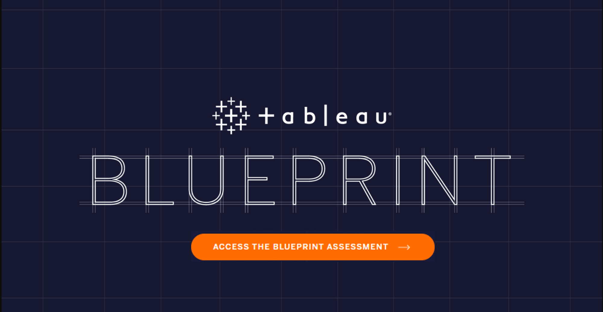 Navigate to Tableau Blueprint Assessment