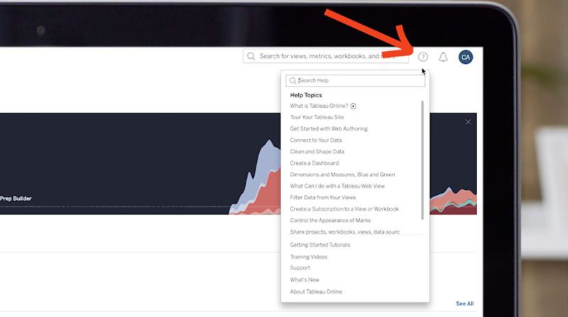 Tableau Online Help