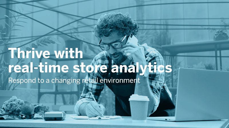 Navigate to Thrive with real-time store analytics