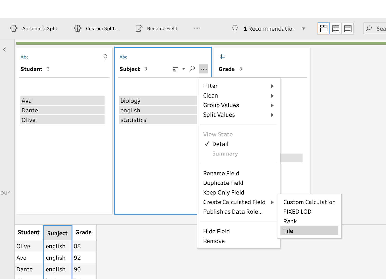 Tiling in Tableau Prep