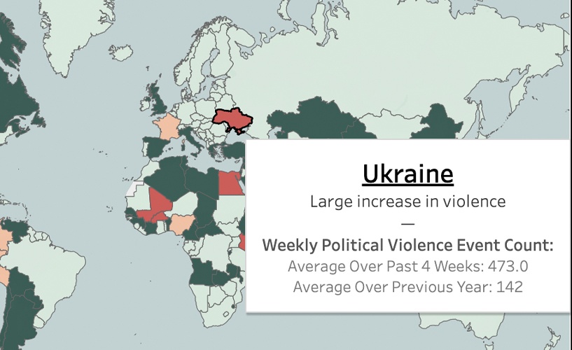 Accéder à Visualizing rising political violence around the world