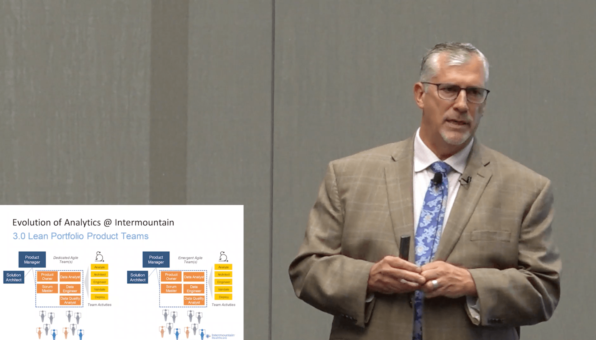 Greg Nelson, Intermountain Healthcare, presenting at HIMSS21