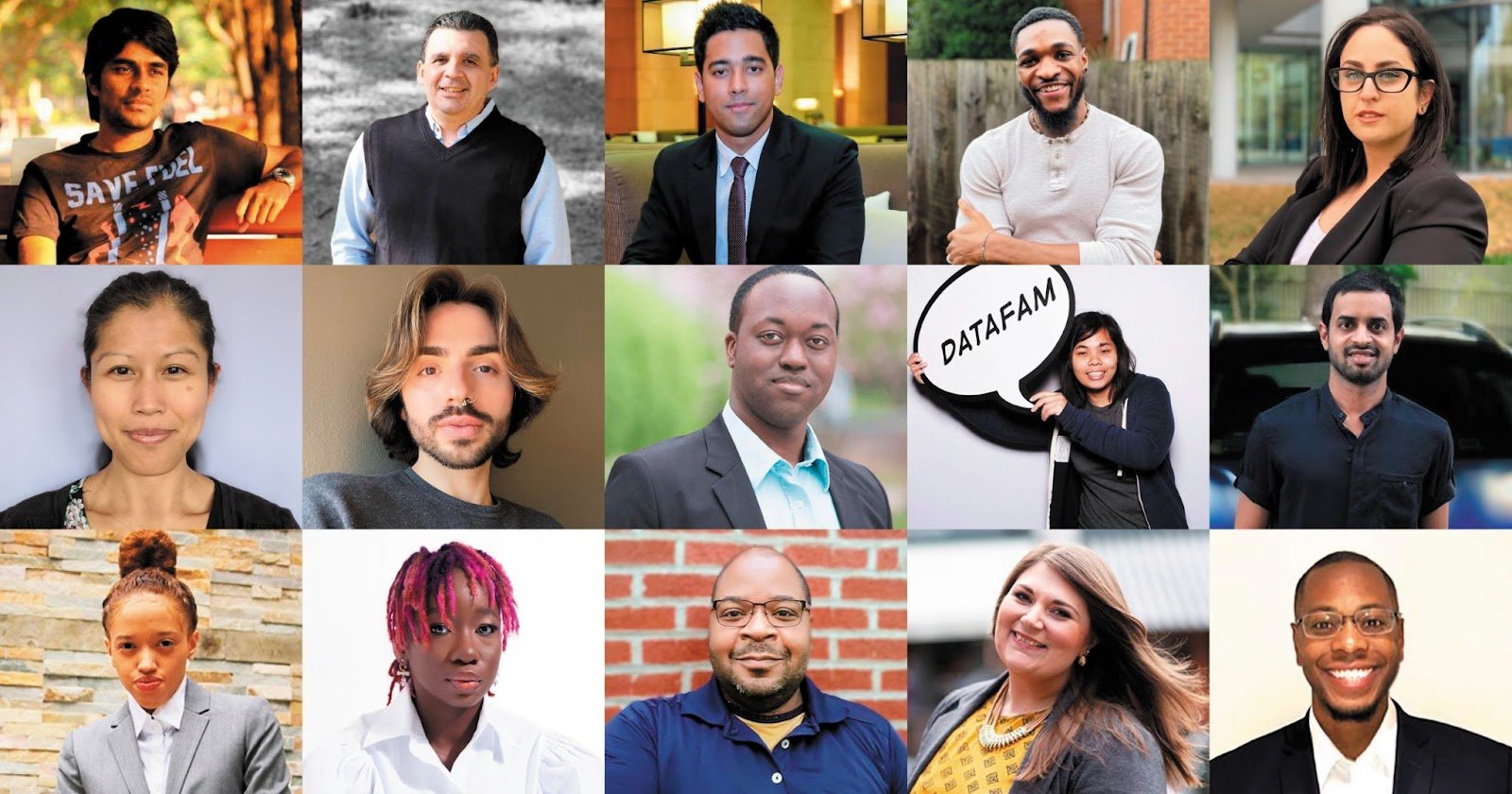 The 15 members of the Community Equity Task Force - their headshots shared