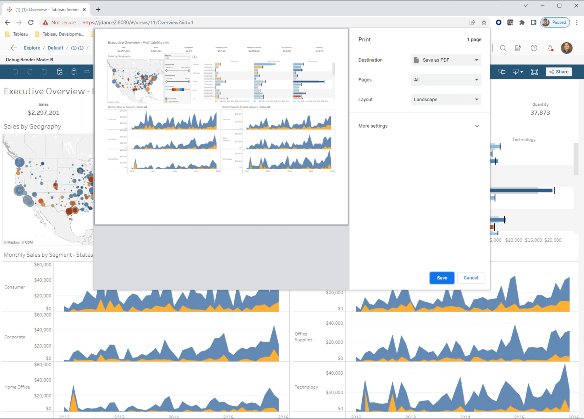 Native Browser Printing