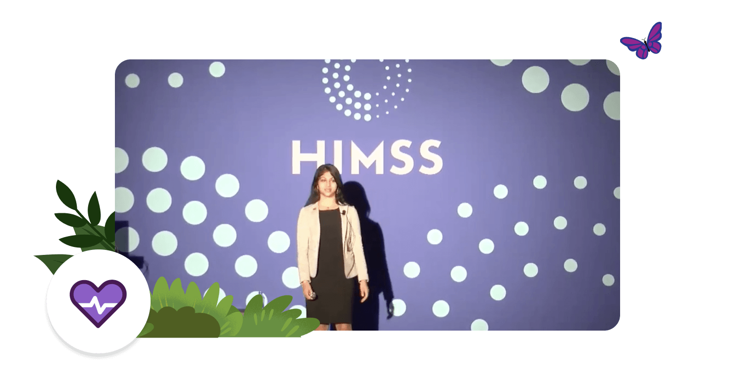 HIMSS conference backdrop