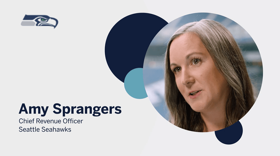 Amy Sprangers, Chief Revenue Officer, Seattle Seahawks