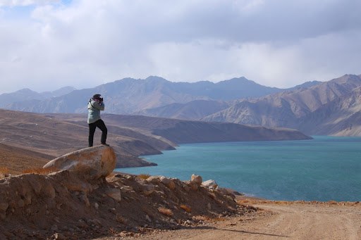 Damola Karakul Lake in Tajikistan