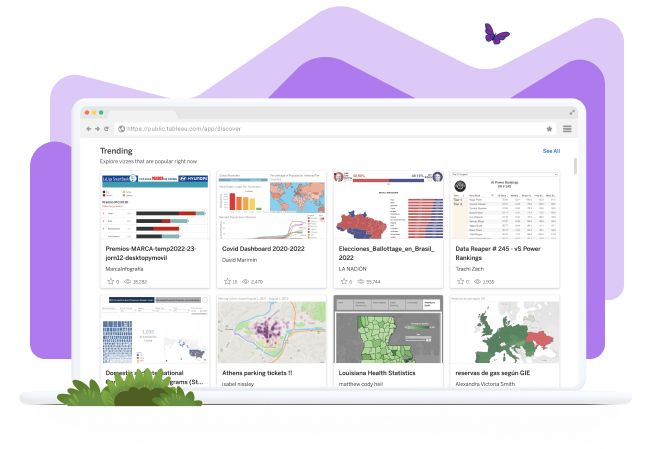 Tableau Public Find inspiration and improve your data skills