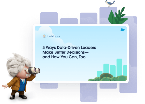 2022 年 Gartner 分析和商業智慧平台 Magic Quadrant（魔力象限）的圖片，其中顯示 Salesforce (Tableau) 位於「Leader」（領導者）象限
