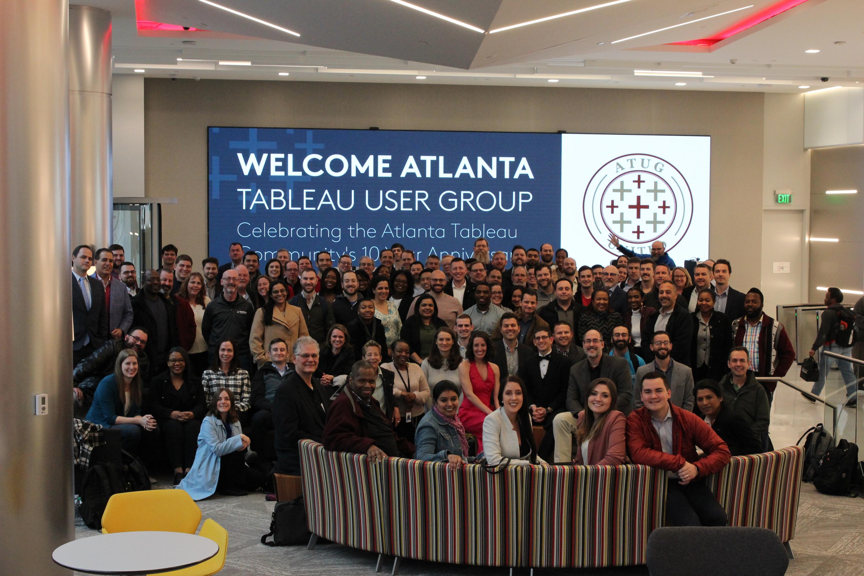 Atlanta Tableau User Group meetup group photo