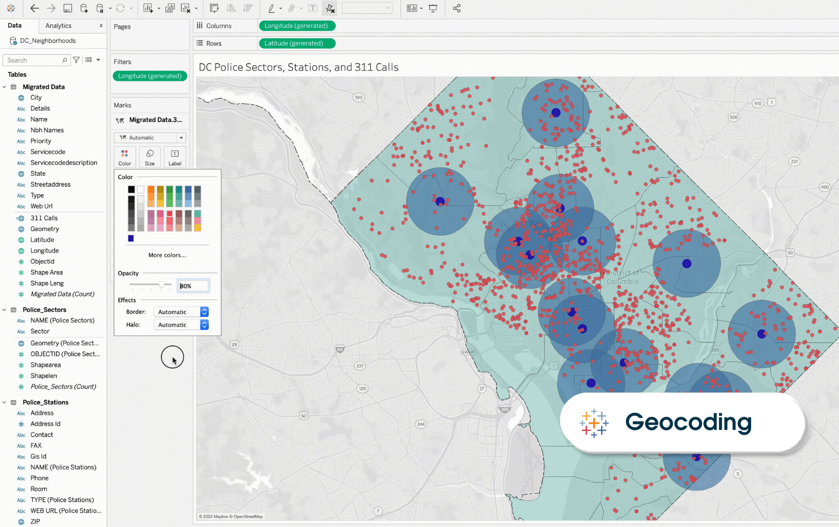 Geocoding in Tableau