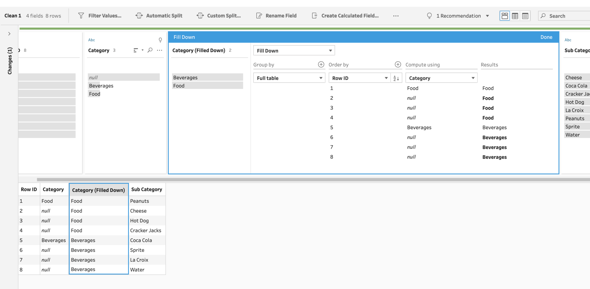 Set header and data start rows for CSV/text files