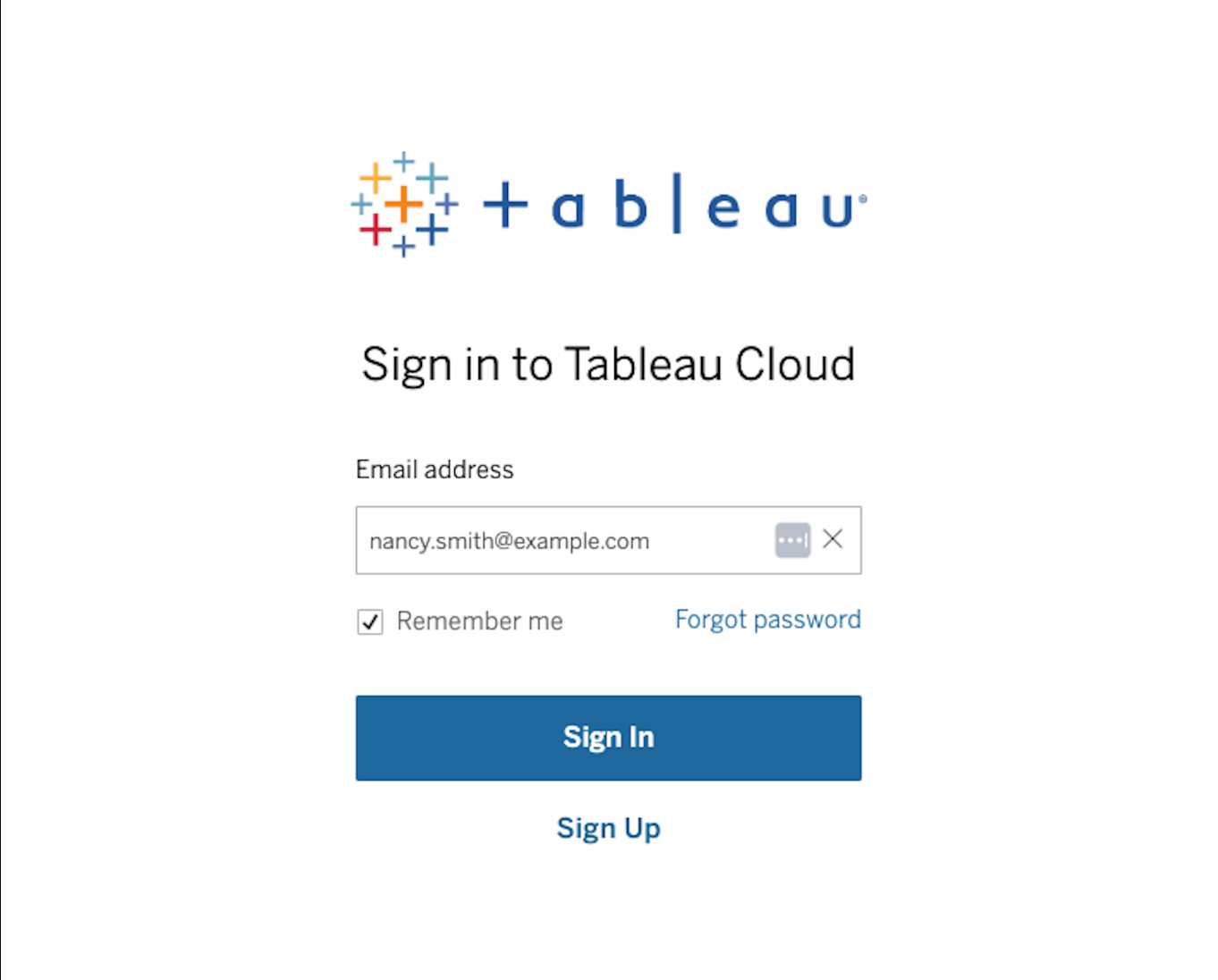 Tableau Cloud login flow enhancements