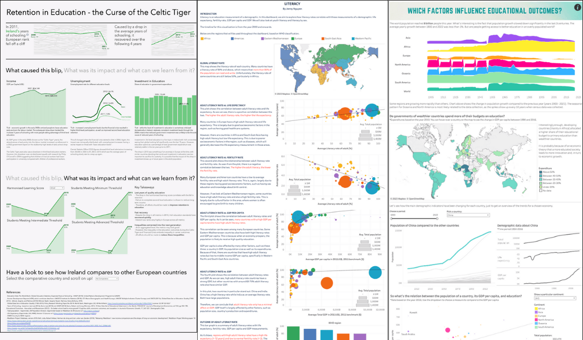 Iron Viz: Student Edition winning vizzes '23