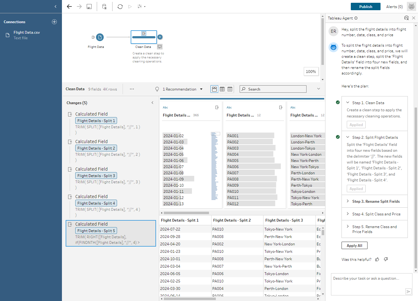 Tableau Agent for Prep 25.2 Image
