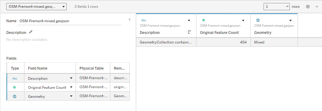 Tableau Maps: Mixed Geometry Support