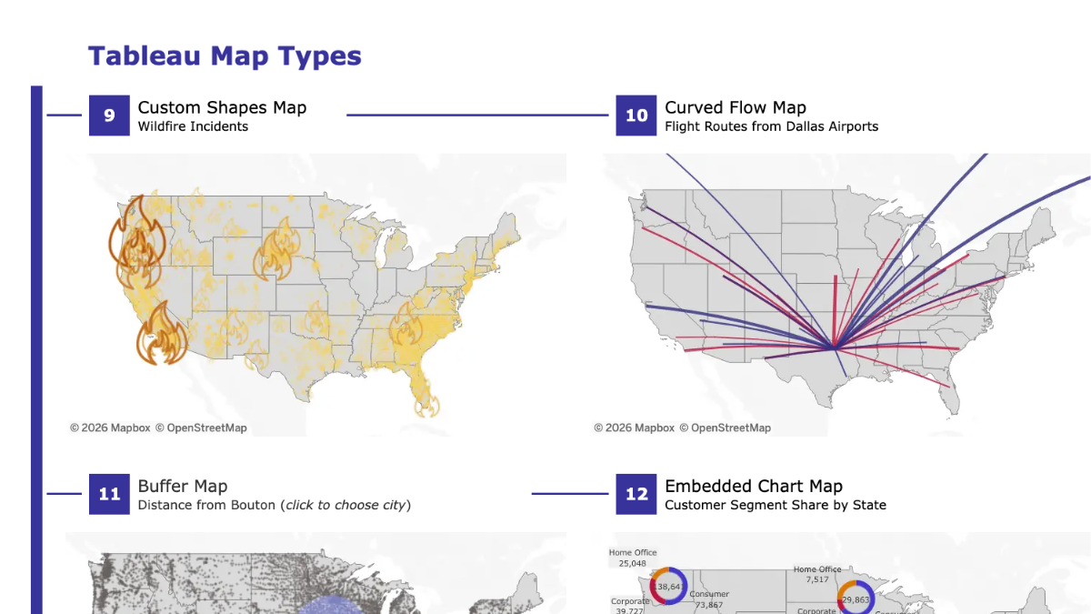 Tableau Map Types