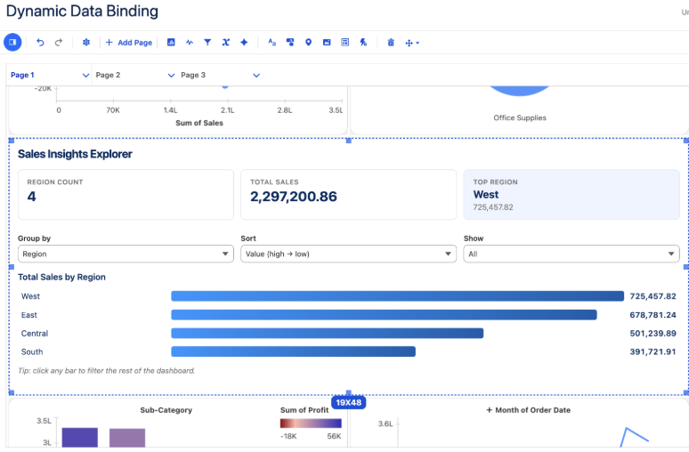 Tableau Next: Dynamic Data Binding