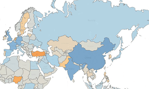 Passa a Mappa colorata