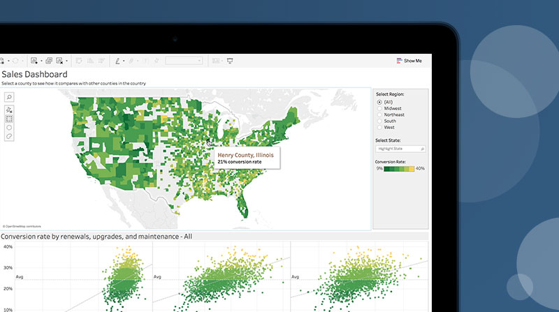 Navigate to Getting Started with Dashboards and Stories in Tableau