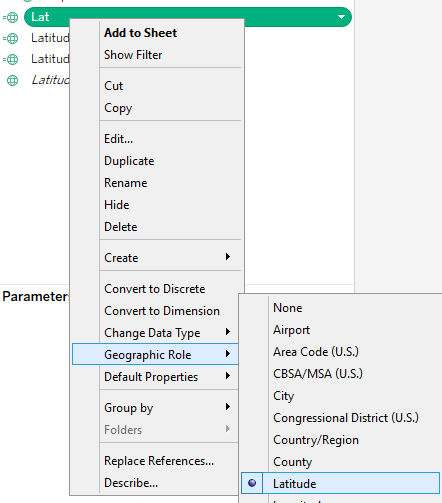 Here is how to change the geographic role of your calculated field