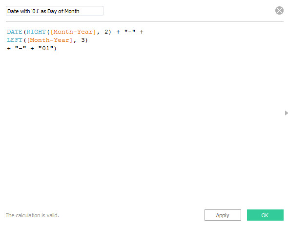 Create a Calculated Field 2