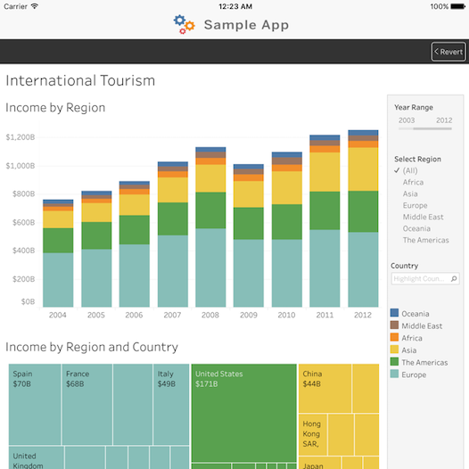 Imagen para Mobile App Bootstrap: Create your own mobile app with Tableau vizzes!