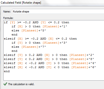 Rotation calc