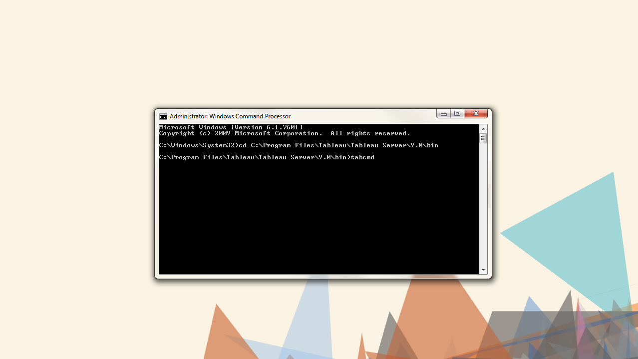 how to install tableau command line utilties