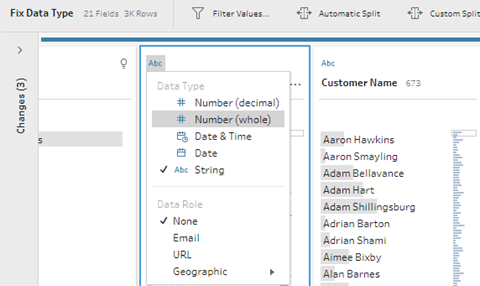 瀏覽至 Change data role