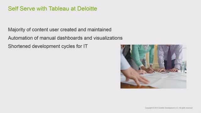 Services analytics at Deloitte