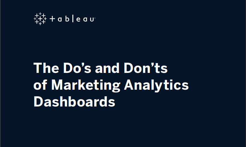 导航到Whitepaper: The Do’s and Don’ts of Marketing Dashboards