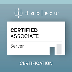 Passa a Tableau Server Certified Associate