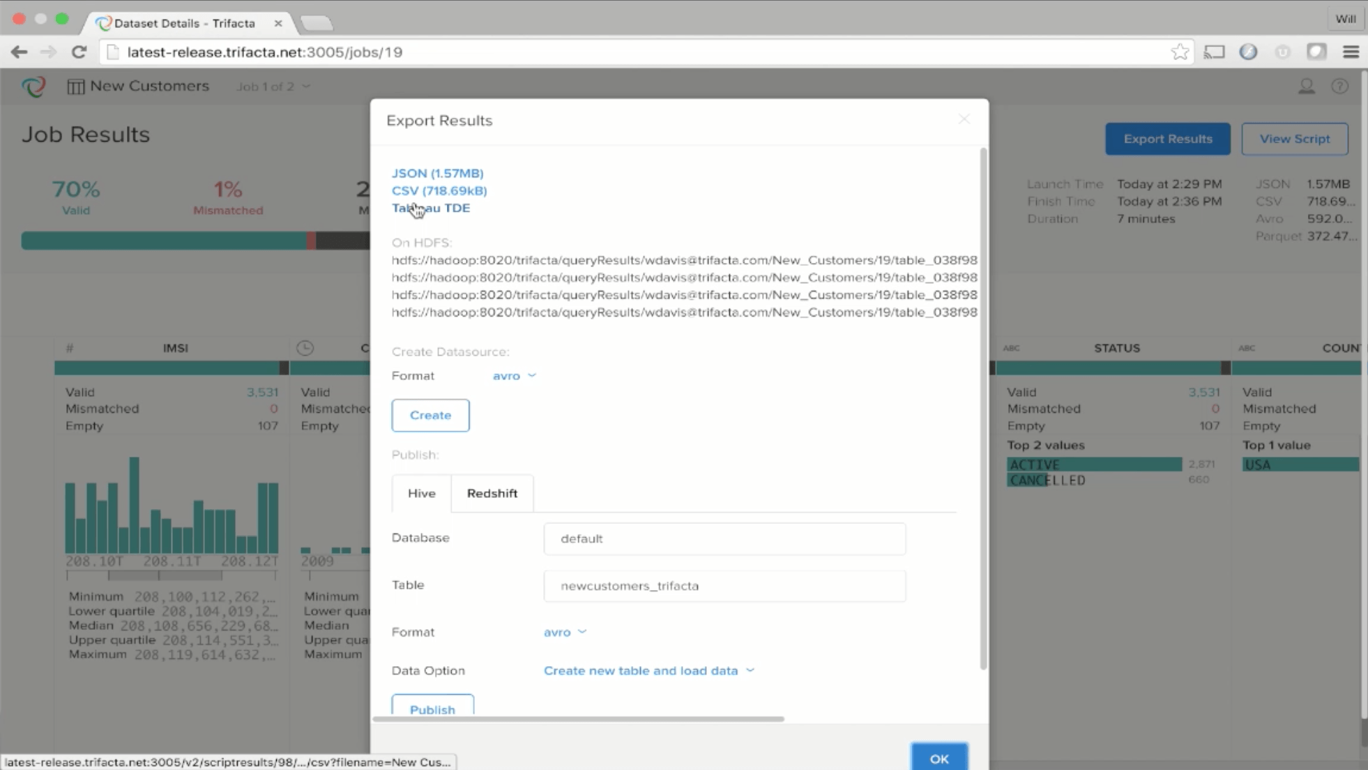 Data prep with Trifacta? Use Tableau for faster analysis